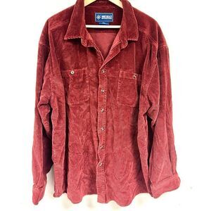 Northeast outfitters rust red colored Button Up Shirt Size XXL